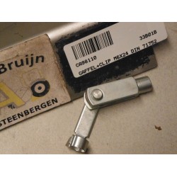 GAFFEL + CLIP M6X24 DIN 71752