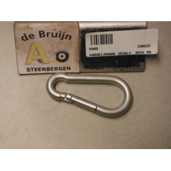 KARBIJNHAAK GEGALVANISEERD 80X8 MM