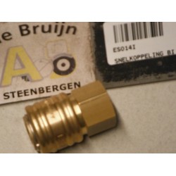 SNELKOPPELING BINNENDRAAD BSP 1/4"