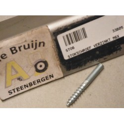 STOKSCHROEF VERZINKT M6