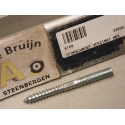 STOKSCHROEF VERZINKT M8