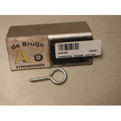 SCHROEFOOG 30X16MM VERZINKT
