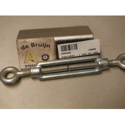 SPANSCHROEF + 2 OGEN M10 VERZINKT