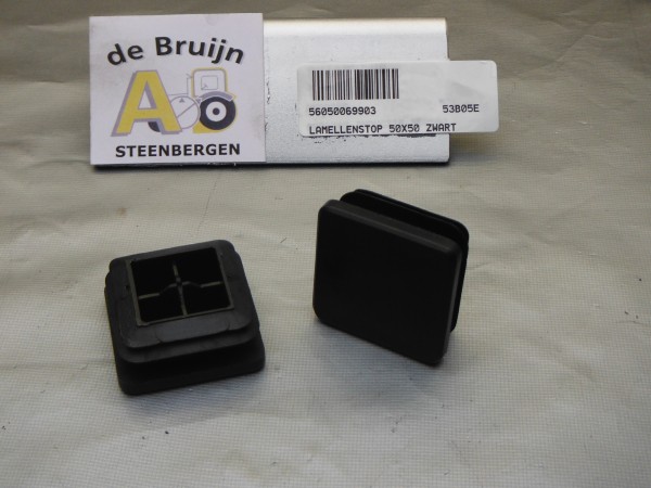 LAMELLENSTOP 50X50 ZWART