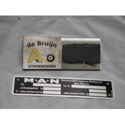 TYPEPLAAT 148X38 TBV MAN